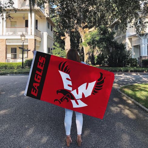 Desert Cactus Eastern Washington University Flag EWU Eagles Banners 100% Polyester Indoor Outdoor 3x5 feet Flags (Team Name) in Saudi Arabia