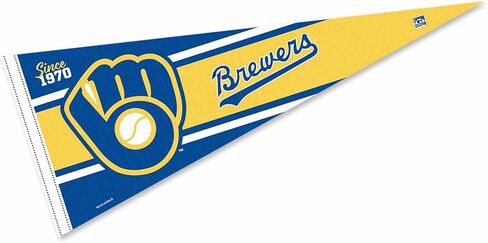 Brewers Retro Vintage Throwback Full Size Pennant Flag in Saudi Arabia