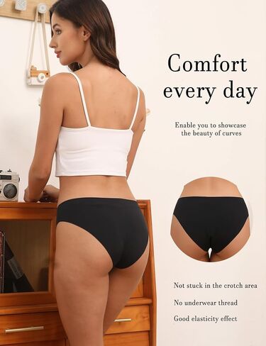 Seamless Women's Underwear - Smart Color-Changing Label & Bikini Panties with Silk-Lined Gusset in Saudi Arabia