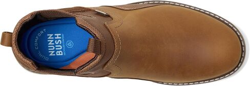 Nunn Bush Men's Karnak Plain Toe Chelsea Boots Lightweight Comfortable Chukka in Kuwait