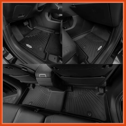 All Weather Floor Mats & Trunk Mat & Backrest Mats for 2009-2017 Chevy Traverse/2008-2017 Buick Enclave 7 Seat/2 Row Bucket Seat(Captain's Chairs) in Saudi Arabia
