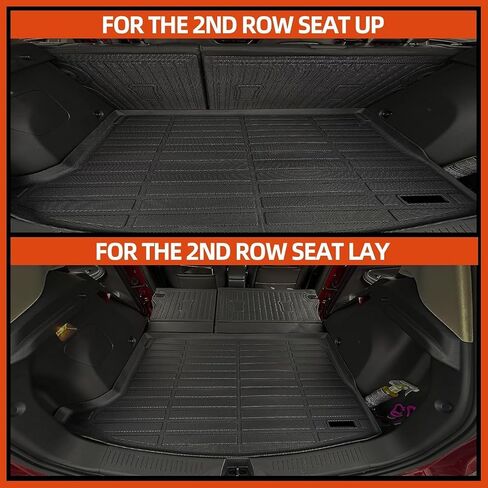 All Weather Floor Mats & Trunk Mat & Backrest Mats for 2009-2017 Chevy Traverse/2008-2017 Buick Enclave 7 Seat/2 Row Bucket Seat(Captain's Chairs) in Saudi Arabia