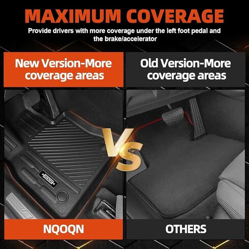 All Weather Floor Mats & Trunk Mat & Backrest Mats for 2009-2017 Chevy Traverse/2008-2017 Buick Enclave 7 Seat/2 Row Bucket Seat(Captain's Chairs) in Saudi Arabia