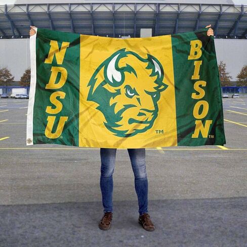 علم كلية NDSU بيسون in Saudi Arabia