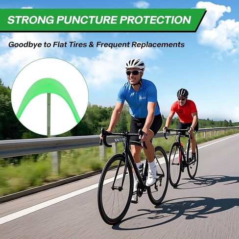 بطانة إطار دراجة BWSHLF ذاتية اللصق 700C تحمي الأنبوب الداخلي، بطانة إطار دراجة جبلية مقاومة للثقب متوافقة مع بطانة الأنبوب الداخلي لدراجة الطريق 12 بوصة 16 بوصة 18 بوصة 20 بوصة 24 بوصة 26 بوصة 27.5 بوصة 29 بوصة in Kuwait