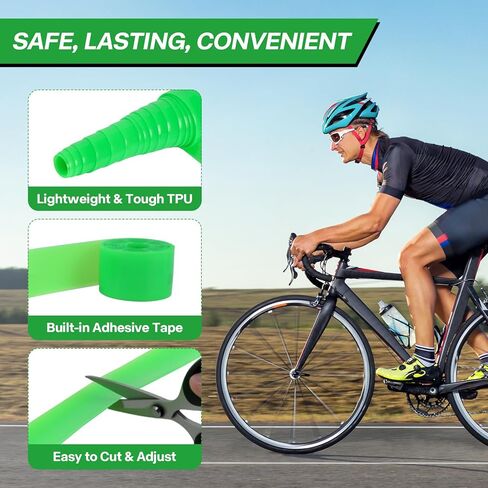 بطانة إطار دراجة BWSHLF ذاتية اللصق 700C تحمي الأنبوب الداخلي، بطانة إطار دراجة جبلية مقاومة للثقب متوافقة مع بطانة الأنبوب الداخلي لدراجة الطريق 12 بوصة 16 بوصة 18 بوصة 20 بوصة 24 بوصة 26 بوصة 27.5 بوصة 29 بوصة in Kuwait