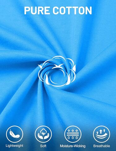 Cotrasen Men's T Shirts Cotton Short Sleeve Shirts for Men Casual Crew Neck Basic T-Shirts Summer Soft Comfort Tee Shirts in Kuwait