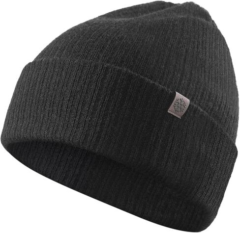 TRENDOUX Wool Beanie for Men Women: Knit Cuffed Beanie Unisex Stocking Cap Soft Daily Winter Hat Skull Cap in Saudi Arabia