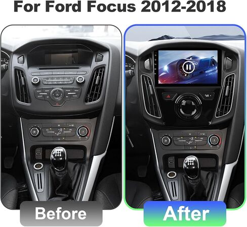9 بوصة IPS شاش الشاشة Android 13 Stereo لـ Ford Focus 2012-2018 مع راديو Carplay & Android Auto 2+32GB ، دعم GPS ، WiFi 6 ، Bluetooth ، 5.4 ، راديو FM ، كاميرا احتياطية ، SWC ، USB المزدوج in Kuwait