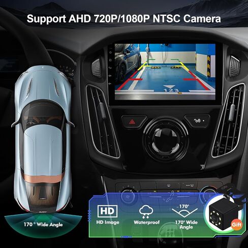 9 بوصة IPS شاش الشاشة Android 13 Stereo لـ Ford Focus 2012-2018 مع راديو Carplay & Android Auto 2+32GB ، دعم GPS ، WiFi 6 ، Bluetooth ، 5.4 ، راديو FM ، كاميرا احتياطية ، SWC ، USB المزدوج in Kuwait