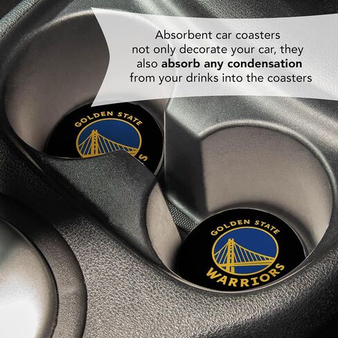 مجموعة منتجات مرخصة من Desert Cactus Golden State Warriors لملحقات السيارات NBA لدوري كرة السلة من الحجر الرملي الماص، مكونة من قطعتين (قاعدة السيارة A) in Saudi Arabia