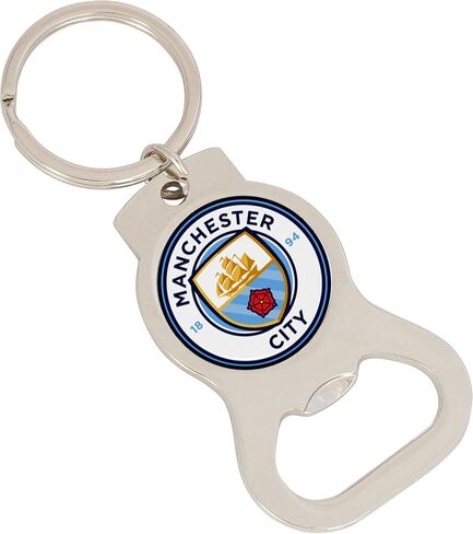 Desert Cactus Manchester City Keychain Man City MCFC Soccer Football Bottle Opener Keychain Car Keys (Silver Bottle) in Saudi Arabia