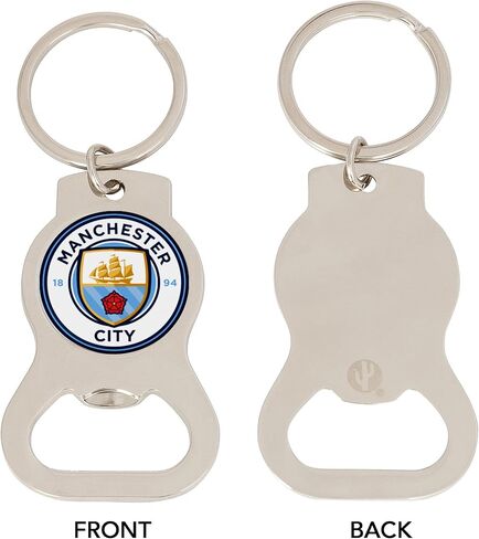 Desert Cactus Manchester City Keychain Man City MCFC Soccer Football Bottle Opener Keychain Car Keys (Silver Bottle) in Saudi Arabia