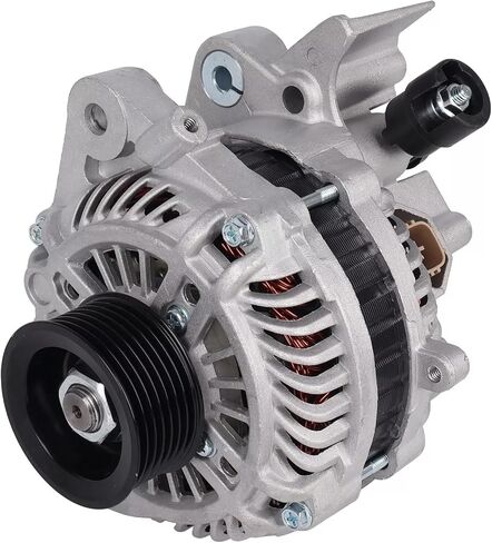 المولد المتوافق مع Jeep Cherokee 2014-2019 ، Compass ، Renegade & Chrysler 200 & Ram Promaster City & Fiat 500x ، 2.4L ، 12V 160A 6-Grove Decoupler Pulley ، استبدل# 56029624ab in Kuwait