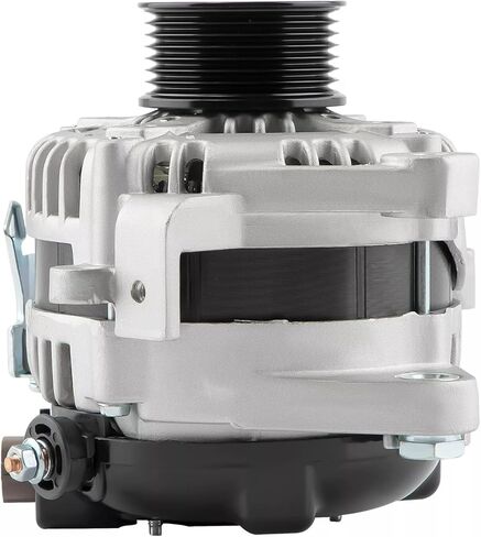 Alternator Compatible with Jeep Cherokee 2014-2019, Compass, Renegade & Chrysler 200 & Ram ProMaster City & Fiat 500X, 2.4L, 12V 160A 6-Groove Decoupler Pulley Clockwise, Replace# 56029624AB in Kuwait