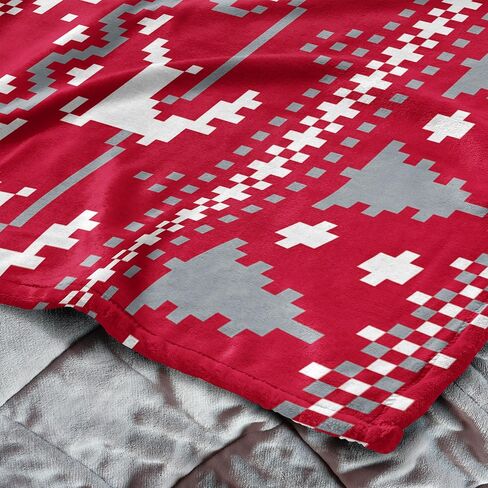 Northwest NCAA Ohio State Buckeyes، وقت عيد الميلاد، بطانية رمي حريرية الملمس، 50 × 60 بوصة in Saudi Arabia