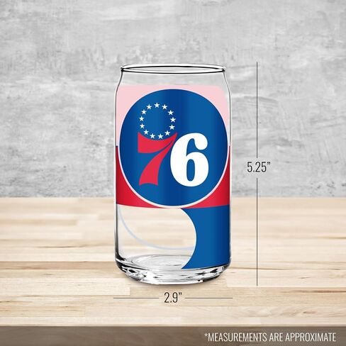 Rico Industries NBA Basketball Standard 16-oz Can Shaped Glass in Saudi Arabia