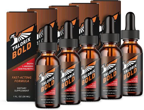 Talorix Bold | الفيتامينات تسقط للرجال | BioTin ، Saw Pametto & L-Arginine Formula | 1 fl oz | 1 حزمة in Kuwait