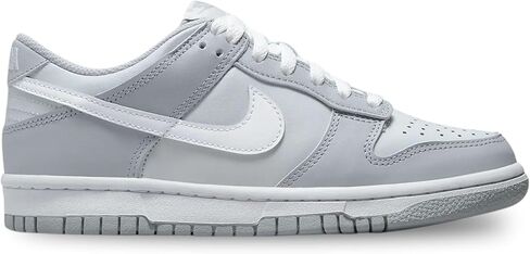 أحذية Nike Dunk Low Big Kids '(FN8913-141 ، أبيض/أبيض/أحمر) الحجم 6.5 in Saudi Arabia