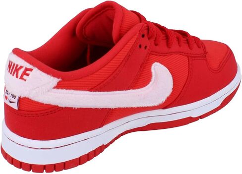 أحذية Nike Dunk Low Big Kids '(FN8913-141 ، أبيض/أبيض/أحمر) الحجم 6.5 in Saudi Arabia