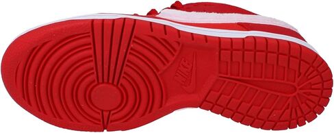 أحذية Nike Dunk Low Big Kids '(FN8913-141 ، أبيض/أبيض/أحمر) الحجم 6.5 in Saudi Arabia