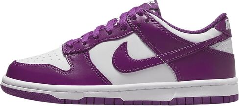 أحذية Nike Dunk Low Big Kids '(FN8913-141 ، أبيض/أبيض/أحمر) الحجم 6.5 in Saudi Arabia