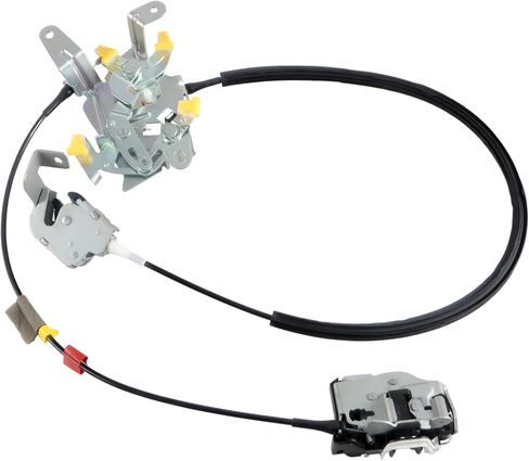 Rear Right Passenger Side Extended Cab Door Lock Latch with Cable Compatible with Ford F250 F350 F450 F550 Super Duty 1999-2007 Replace #:6C3Z-28264A00-A in Saudi Arabia