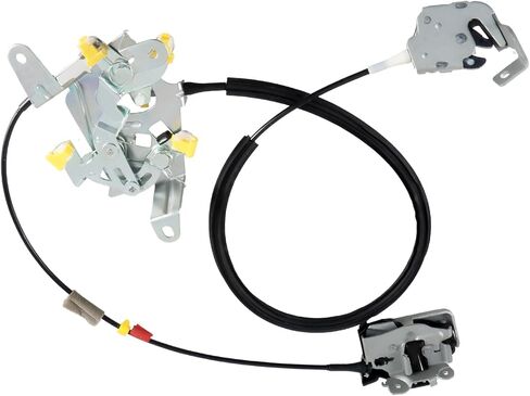 Rear Right Passenger Side Extended Cab Door Lock Latch with Cable Compatible with Ford F250 F350 F450 F550 Super Duty 1999-2007 Replace #:6C3Z-28264A00-A in Saudi Arabia