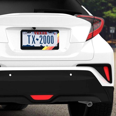 2Pcs 3-Color Aluminum License Plate Frame Kit, Compatible with Toyota Vehicle Truck Trailer SUV (with 35 Accessories in 9 Types) in Kuwait