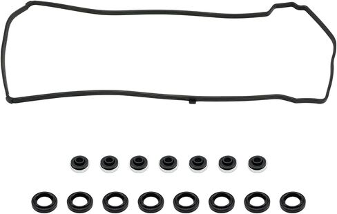 Torchbeam VS50614R Valve Cover Gasket& Gromets& Spark Plug Tube Seals &15815-RAA-A02 VTEC Solenoid Gasket Fit for Honda Civic 2002-2015, CR-V 2002-2014, Accord Element Crosstour, Acura TSX RDX RSX ILX in Saudi Arabia