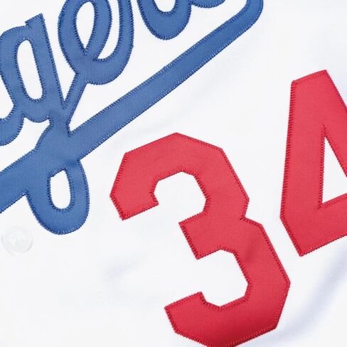 Mitchell & Ness - Mens Los Angeles Dodgers MLB Home Jersey 1981 F Valenzuela in Saudi Arabia