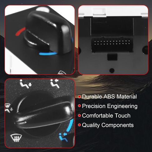 599-266 Front Climate Control Module Panel for GMC Sierra， for Chevy Silverado 1999-2002,/15054697/15753264/19244873/9361355 Heater A/C Control Switch Air Conditioning Climate Control Module in Saudi Arabia