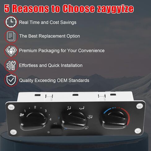599-266 Front Climate Control Module Panel for GMC Sierra， for Chevy Silverado 1999-2002,/15054697/15753264/19244873/9361355 Heater A/C Control Switch Air Conditioning Climate Control Module in Saudi Arabia