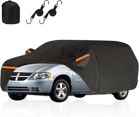 Dodge Car Cover Custom Fit for Dodge Journey 2008-2019, Waterproof All Weather Full ExteriorOutdoor Cover with Zipper Door Cotton Lining Sun Rain Snow Dust Protection in Saudi Arabia