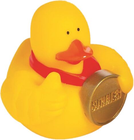 Fun Express 12 Pieces Award Medal Rubber Ducks - Ducky Toys in Saudi Arabia