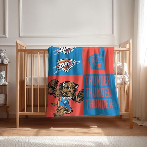 NBA Officially Licensed Baby Swaddle Blanket, 40 x 50 in, Soft Lightweight Polyester, Domino Design in Saudi Arabia