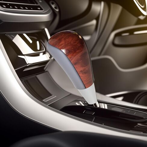 Wood Gear Shift Knob Car Automatic Wood Stick Shift Knob Compatible with Toyota 4Runner Camry RAV4 Solara Land Cruiser Avalon Venza Sienna Matrix, Black in Saudi Arabia