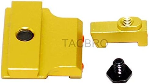 US-Deals Anodized Aluminum Red Fiber Optic Front & Rear Sight for Glock 17 19 22 23 24 26 27 31 34 35 Color Variation in Saudi Arabia