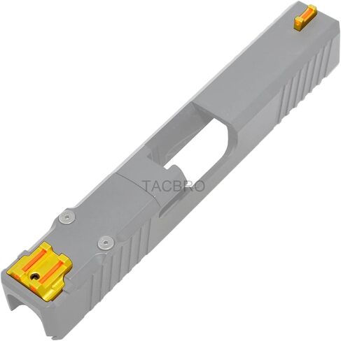 US-Deals Anodized Aluminum Red Fiber Optic Front & Rear Sight for Glock 17 19 22 23 24 26 27 31 34 35 Color Variation in Saudi Arabia