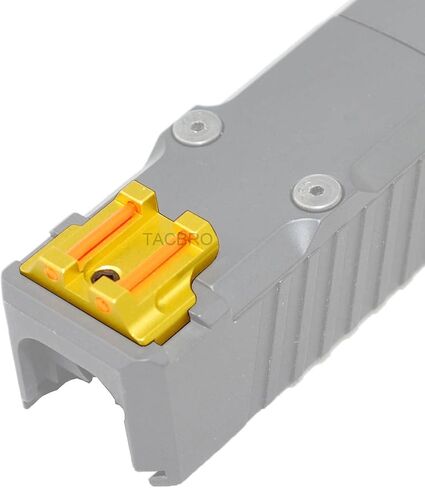 US-Deals Anodized Aluminum Red Fiber Optic Front & Rear Sight for Glock 17 19 22 23 24 26 27 31 34 35 Color Variation in Saudi Arabia