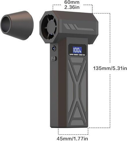 ميني محمول هواء مكثف هواء قابلة لإعادة الشحن ، مسدس منفاخ الهواء اللاسلكي الكهربائي مع ضوء LED والحالة ، ومنظف كمبيوتر مفاتيح الكمبيوتر ، والذهب in Kuwait