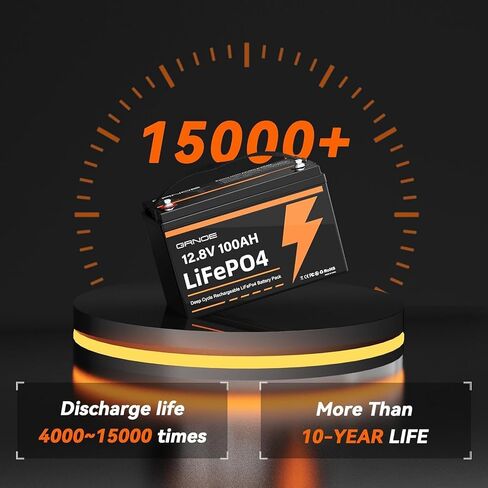 12V 100AH LIFEPO4 Lithium Battery Group 31 (4 pack) مع 100A BMS ، حماية منخفضة الإيقاع حتى 15000 دورة عميقة قابلة لإعادة الشحن للربع البحري والنظام الشمسي والنظام الشمسي والسيارة والمقطورة والنسخ الاحتياطي in Saudi Arabia