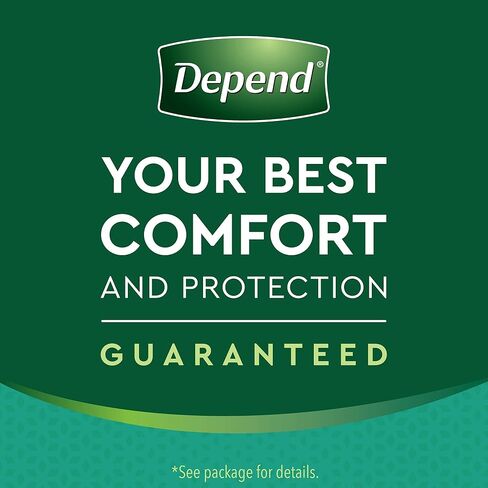 Depend FIT-FLEX Incontinence Underwear for Women, Disposable, Maximum Absorbency, S, Blush, 46 Count in Kuwait
