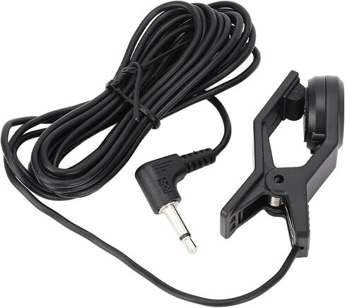 Clip On Microphone Contacts Microphone Sensitive Pick Up Sound Amplifier 3.5mm Plug for Guitar Violin Ukulele Music Instrument in Saudi Arabia