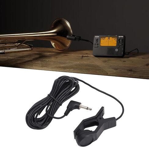 Clip On Microphone Contacts Microphone Sensitive Pick Up Sound Amplifier 3.5mm Plug for Guitar Violin Ukulele Music Instrument in Saudi Arabia