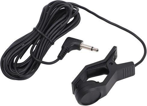 Clip On Microphone Contacts Microphone Sensitive Pick Up Sound Amplifier 3.5mm Plug for Guitar Violin Ukulele Music Instrument in Saudi Arabia
