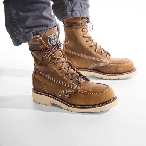 Carolina Men's 8 Inch ST Ferric Dark Brown in Kuwait