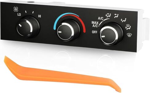 Front Climate Control Module A/C Heater Air Conditioning Panel Unit for Jeep Wrangler TJ 1999 2000 2001 2002 2003 2004 Heater AC Control Switch|Replaces 55037473AB,55037473AA,55037612AA,BL101,HS-373 in Kuwait