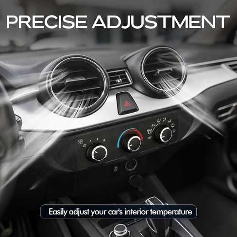 Front Climate Control Module A/C Heater Air Conditioning Panel Unit for Jeep Wrangler TJ 1999 2000 2001 2002 2003 2004 Heater AC Control Switch|Replaces 55037473AB,55037473AA,55037612AA,BL101,HS-373 in Kuwait