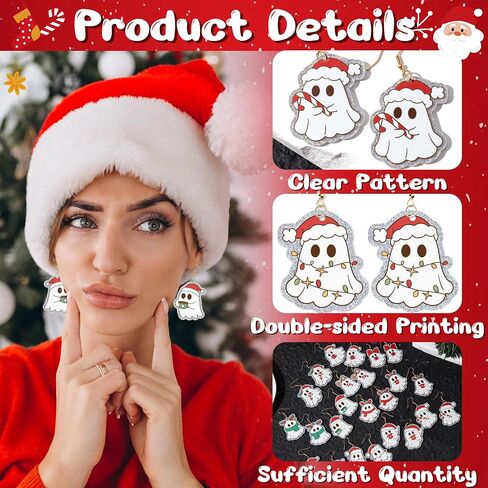Cute Jewelry Earring Set - Stud and Hook Acrylic Dangle Earrings, Mismatched Enamel & Acrylic Earrings for Women Girls' Summer Vacation & Everyday Outfit Accessories in Saudi Arabia